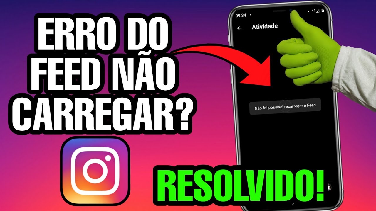 Não foi possível CARREGAR o FEED do INSTAGRAM (Como resolver esse erro ...