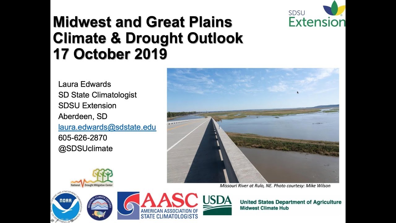 October 2019 North Central US Monthly Climate and Drought Summary and ...
