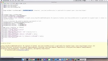 Groovy Operator Overloading with Java 8 Date / Time Classes