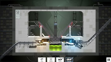 Bridge Constructor Portal - Level 58