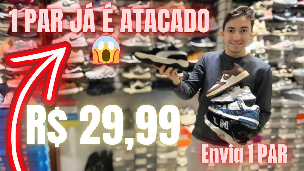 ✅ TÊNIS MASCULINO , CHUTEIRA , CHINELO , INFANTIL NO ATACADO BRAS | FORNECEDOR, LOJAS RODRIGUES