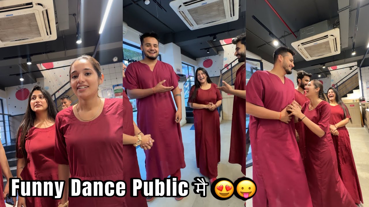 Funny Dance किया Public मैं 😂🤣