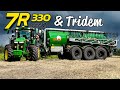 Let's Drive John Deere 7R 330 Gen2 + Wienhoff Tridem | Monster-Gespann😈 | Bauer Struck (Teil 2)