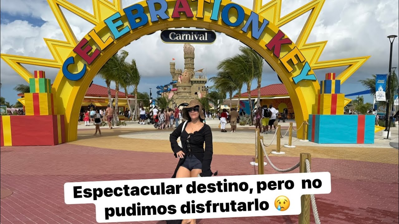 1RA VEZ EN UN DESTINO DE CARNIVAL CONQUEST, CELEBRATION KEY Y HASTA PROBÉ RANA EN LA CENA 😱