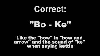 How to Pronounce: \