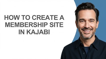 How To Create A Membership Site in Kajabi - KevinHowTo