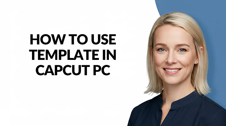 How to Use Template In Capcut Pc - Julia'sTutorials