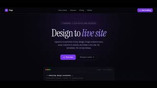 Forge - Design to Live Site in 1 click