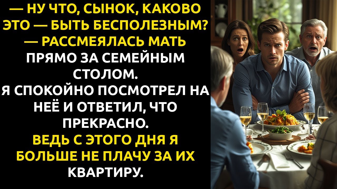 Я тайно ПЛАТИЛ за квартиру родителей... пока не УСЛЫШАЛ, кем они меня считают на самом деле.