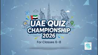 How Well Do You Know the UAE?  | UAE Quiz Championship 2026 (Classes 6-8)