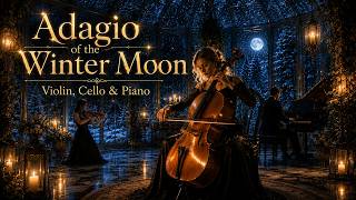 Adagio of the Winter Moon 🌙 Beautiful Violin, Cello & Piano 🎻 Classical Music for Sleep