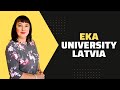 EKA University | Study in Latvia 🇱🇻