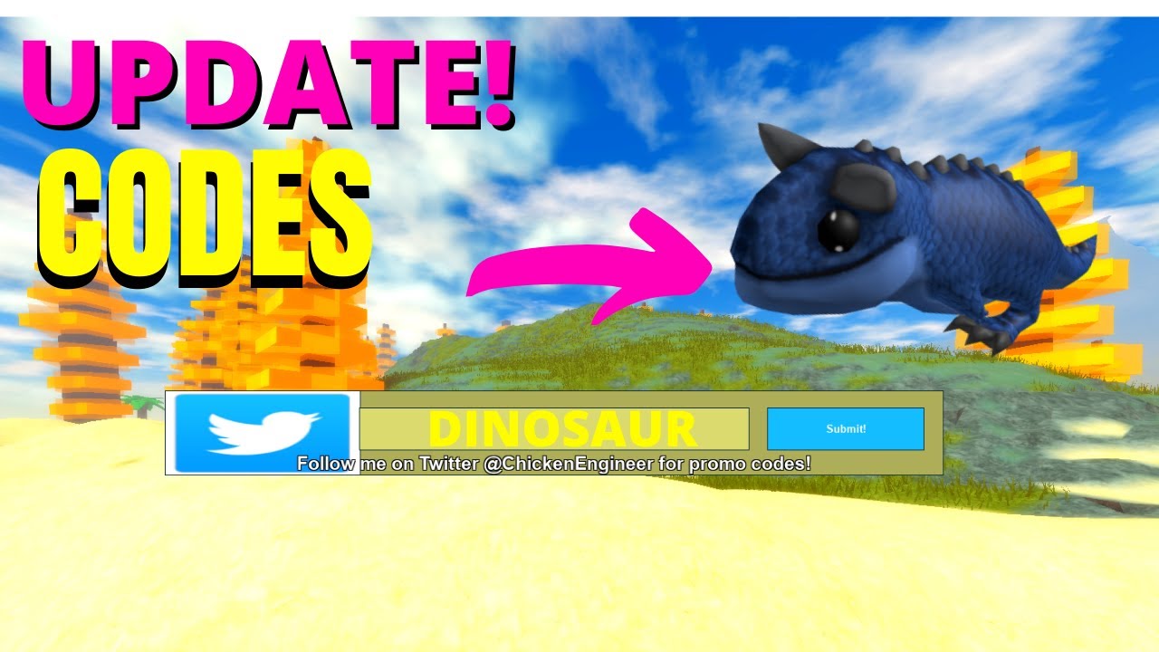 all-new-update-dinosaur-codes-dinosaur-simulator-roblox-youtube