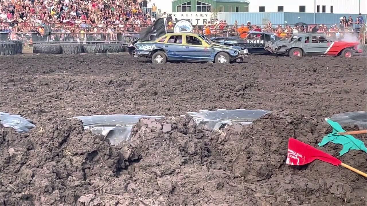 Westlock Alberta 2022 demo derby heat 1 full size YouTube