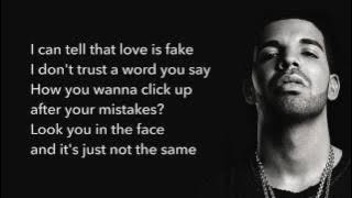 Drake - Fake Love (Lyrics)