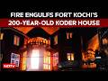 Massive Fire Engulfs Fort Kochi's 200-Year-Old Koder House