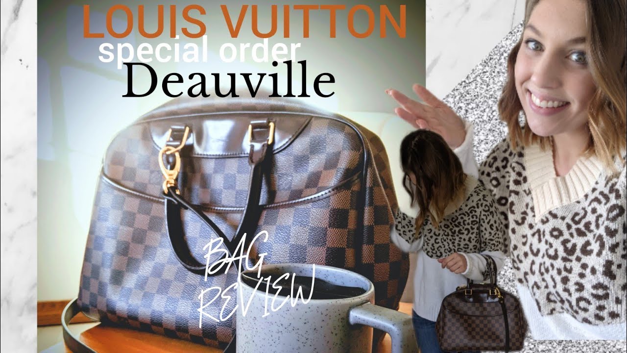 Louis Vuitton, De Deauville bag review update #louisvuitton #bagreview 