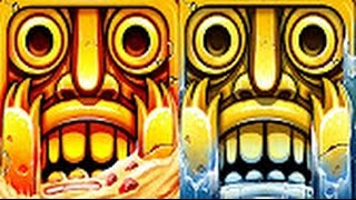 Temple Run 2 Frozen Shadows VS Blazing Sands iPad Gameplay for Children HD