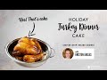 NEW ONLINE COURSE - Turkey Dinner Cake Tutorial - ON SUGAR GEEK SHOW