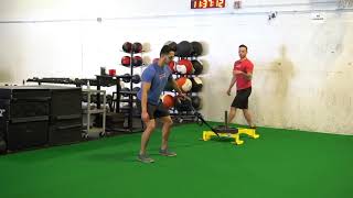 Lateral Sled Push to Base