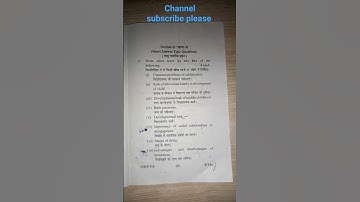 #Life span development #b.sc.#homescience #2ndyear ka paper #allpaper #mjpru