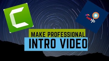 How to Make Professional Intro for Youtube Channel | Camtasia Studio 9 !!