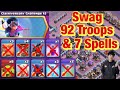 Clashiversary Challenge #3 Swag 92 Troops & 7 Spells
