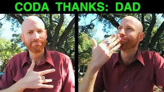 Coda Thanks: Dad