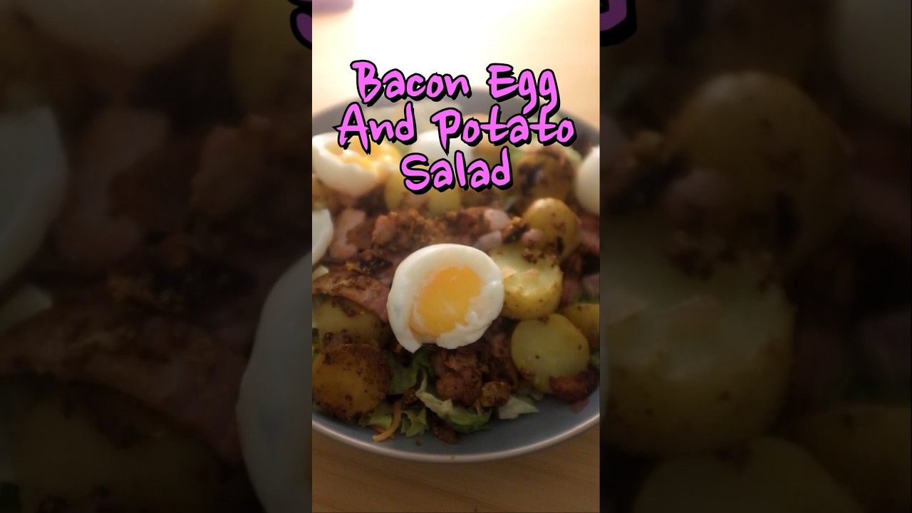 A Banging Low Calorie Bacon, Potato And Egg Salad