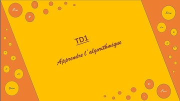 TD1 Algorithmique