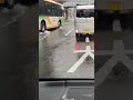 ゲリラ豪雨で環七大原が冠水、そして突入