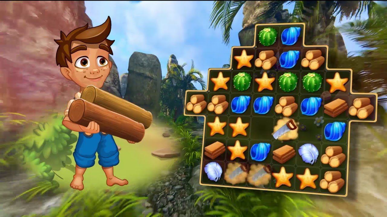 Tropic Trouble Match 3 Builder A Paradise Island Adventure YouTube