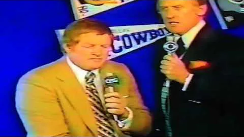 Brent Musburger gives his take on Staubach/Pearson...