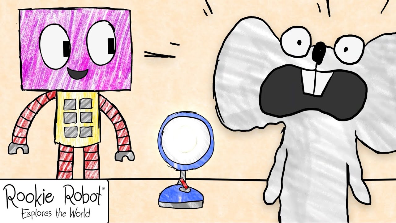 Rookie Robot | Desenhos animados de robôs | Rookie and the Mouse ...