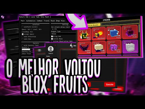 ELE VOLTOU 🔥 SCRIPT MUKURO HUB PARA BLOX FRUITS NO CELULAR E PC!!