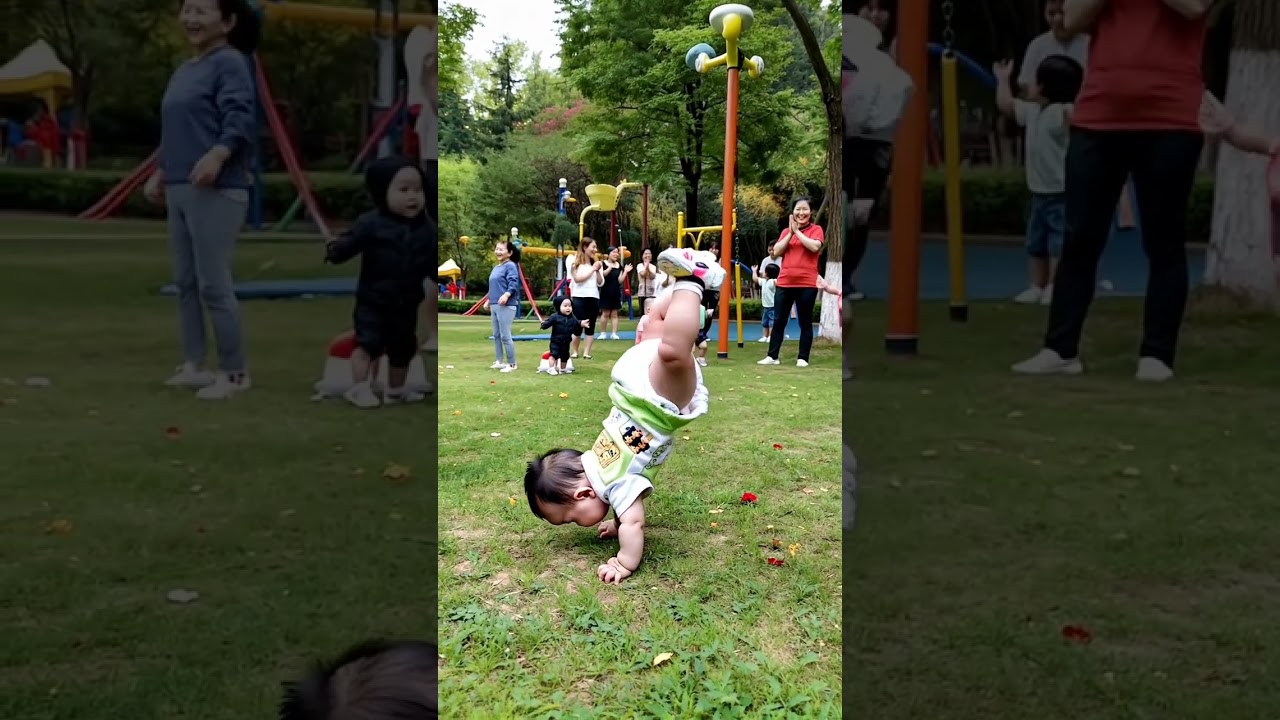 Baby's Skills: Babies who love sports. Soft and cute babies are now online. They are manipulated b