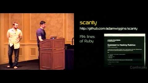 Ruby Conference 2008 - Lightweight Web Services