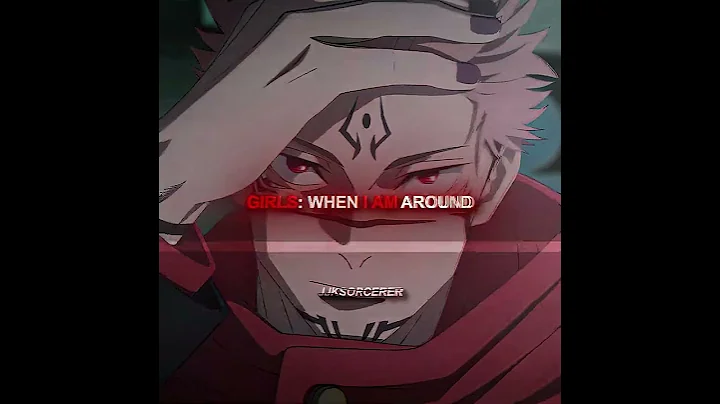 Girls When Bro Is Around ☠️ | Jujutsu Kaisen #jjk #sukuna #jujutsukaisen #shorts