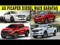 AS QUATRO PICAPES A DIESEL 4X4 AUTOMÁTICAS MAIS BARATAS EM 2020