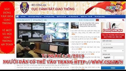 Tra lỗi sai phạm vi phạm an toàn giao thông năm 2024