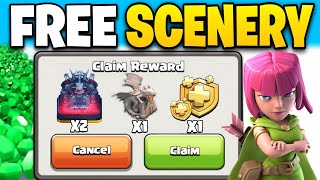 Clash of Clans scenery giveaway || Supercell give me some redeem code.