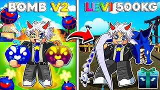 Bi Huynh Owns All The Super Strong Bomb And Fishing Levi Skins In Blox Fruits