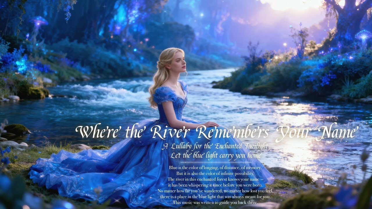 Ethereal Twilight Lullaby 🌙 Where the River Remembers｜Celesta, Harp & Choir for Deep Sleep, Reading