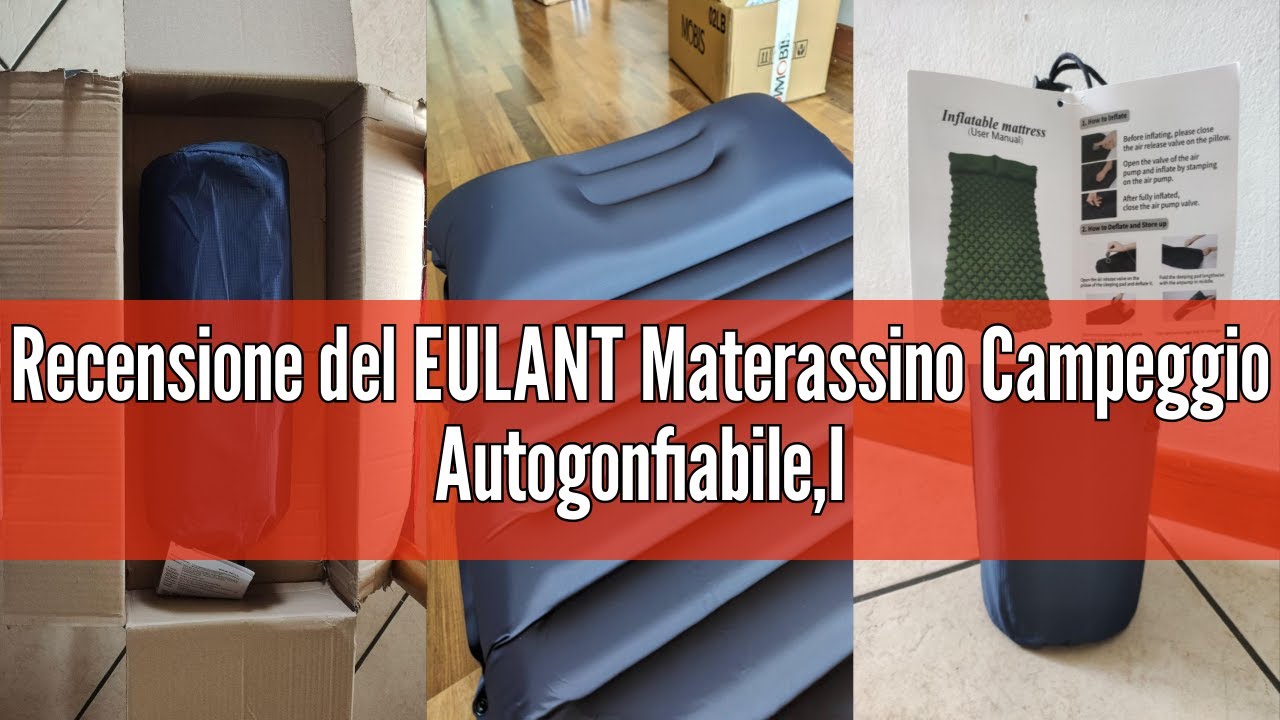 Recensione del EULANT Materassino Campeggio Autogonfiabile,Impermeabile Materasso Singolo Gonfiabile