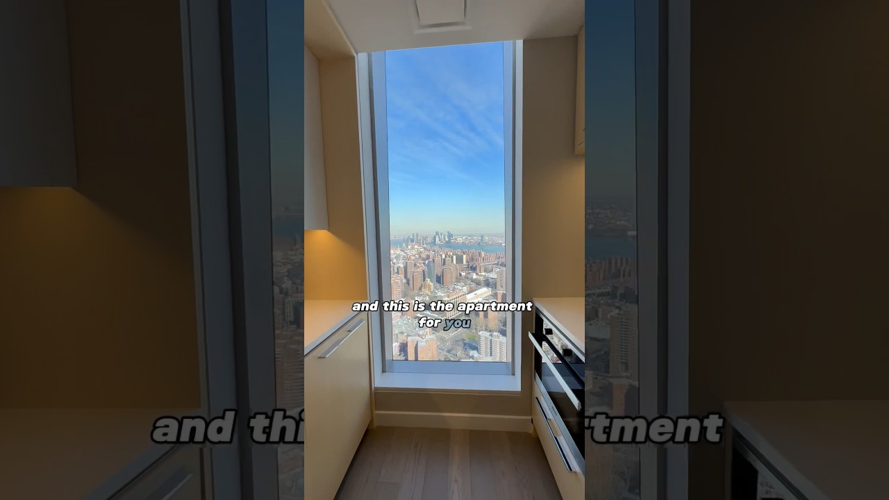 ОГРОМНАЯ 2-комнатная квартира в Нью-Йорке #nyc #realestate