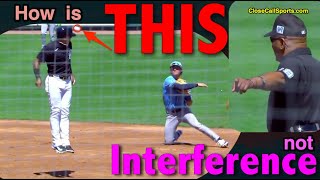 Javier Báez Jumps Into Throw, But It's Not Interference! Or is it? An umpire rules check review Wealth