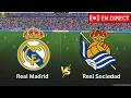 EN DIRECT : Real Madrid - Real Sociedad | La Liga 2025/26 | Simulation du match en direct | PES21
