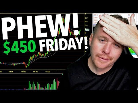 DAY TRADING LIVE! $450 FRIDAY! I&rsquo;LL TAKE IT!