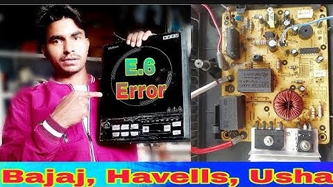 E6 error in induction || induction main E6 falt  kaise theek karen