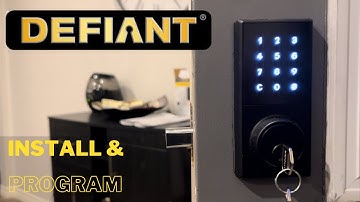 Is this cheap digital deadbolt worth the money❓ : Defiant electronic touchpad deadbolt